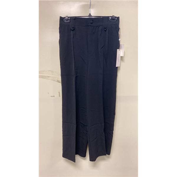 BOX OF HAVER & BLAIR ASSORTED BLACK WIDE LEG CROP TROUSERS