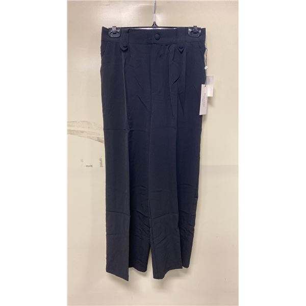 BOX OF HAVER & BLAIR ASSORTED BLACK WIDE LEG CROP TROUSERS