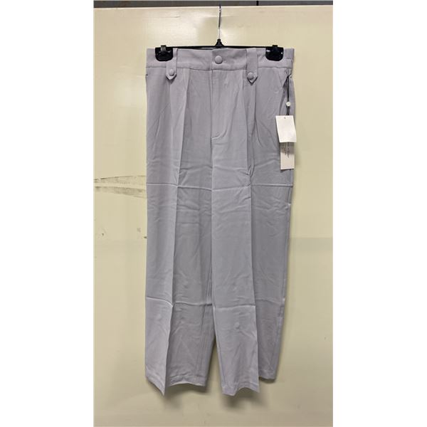 BOX OF HAVER & BLAIR ASSORTED METAL COLOUR WIDE LEG CROP TROUSERS