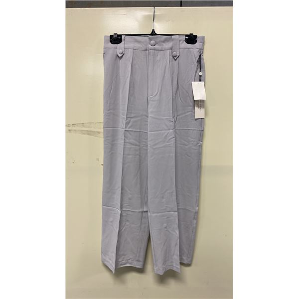 BOX OF HAVER & BLAIR ASSORTED METAL COLOUR WIDE LEG CROP TROUSERS