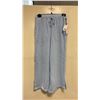 Image 1 : BOX OF JULES & LEOPOLD ASSORTED LIGHT BLUE PULL ON WIDE LEG CROP CAPRI PANTS