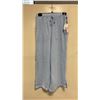 Image 1 : BOX OF JULES & LEOPOLD ASSORTED LIGHT BLUE PULL ON WIDE LEG CROP CAPRI PANTS