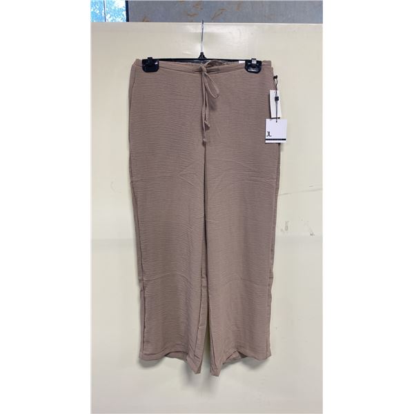 BOX OF JULES & LEOPOLD ASSORTED CAPPUCCINO PULL ON WIDE LEG CROP CAPRI PANTS