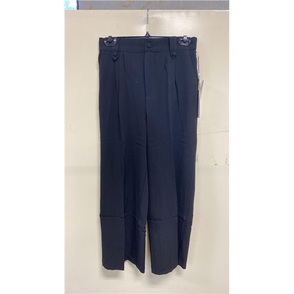 BOX OF HAVER & BLAIR ASSORTED BLACK WIDE LEG CROP TROUSERS