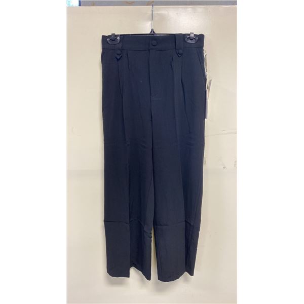 BOX OF HAVER & BLAIR ASSORTED BLACK WIDE LEG CROP TROUSERS