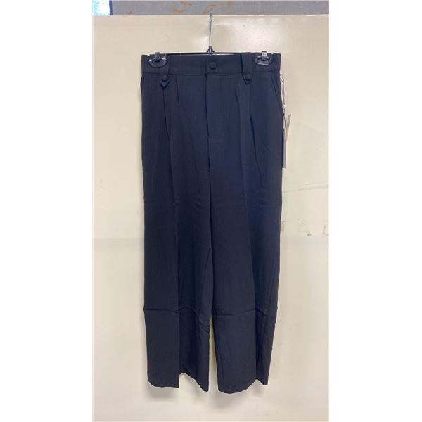 BOX OF HAVER & BLAIR ASSORTED BLACK WIDE LEG CROP TROUSERS