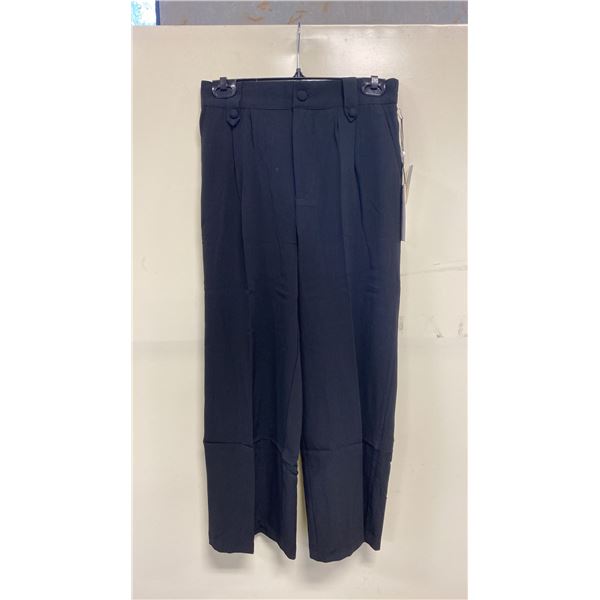 BOX OF HAVER & BLAIR ASSORTED BLACK WIDE LEG CROP TROUSERS