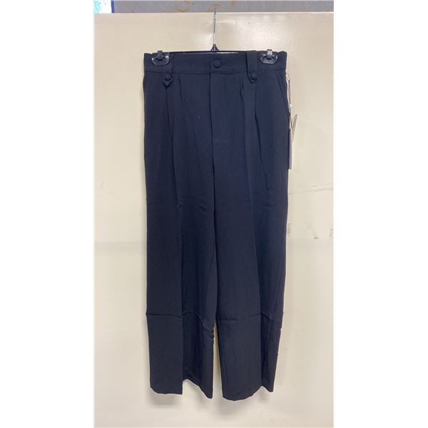 BOX OF HAVER & BLAIR ASSORTED BLACK WIDE LEG CROP TROUSERS