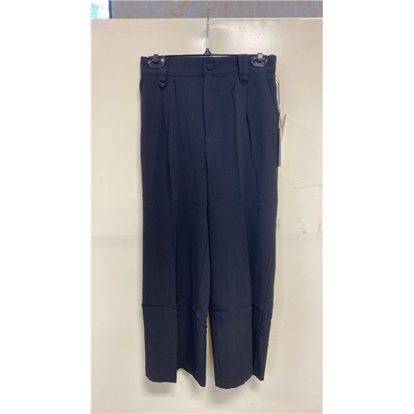 BOX OF HAVER & BLAIR ASSORTED BLACK WIDE LEG CROP TROUSERS