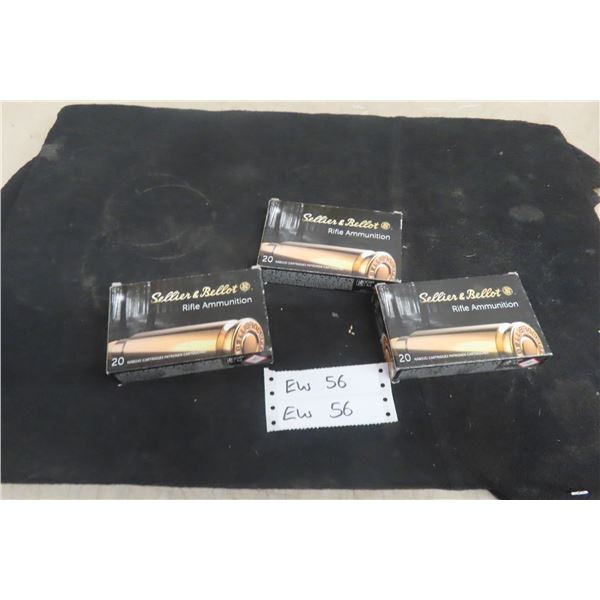 (60 Rounds) Sellier + Bellot 8x57 Ammo  **MUST HAVE 