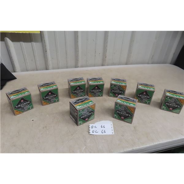 (225 Rounds) Herters 20 Gauge 3'' Ammo **MUST HAVE A