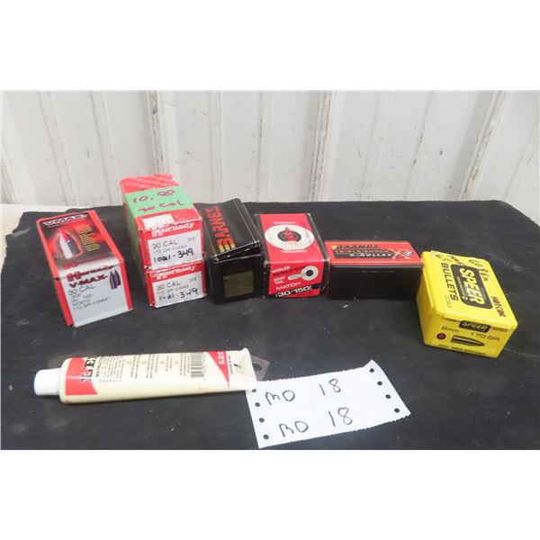 (310) Reload Bullets: (225) 30 Cal, (50) 6.5cal, (35) 8mm *