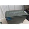 Image 4 : 2 Metal Military Ammo Boxes 14'' x 18'' x 8'' 