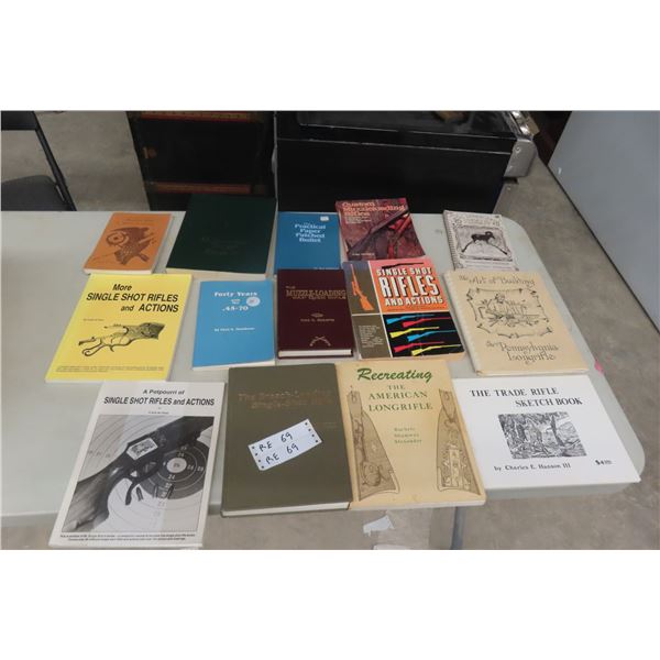 14 Gun Books: Custom Muzzle Loading, Art of Building 