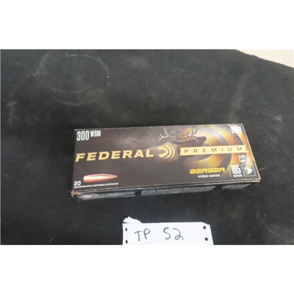(20 Rounds) Federal 300 WSM Ammo **MUST HAVE A VALID 