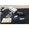 Image 1 : MKT Medfordknife Foldout Knife with Certificate, Case & Box 7'' Long 