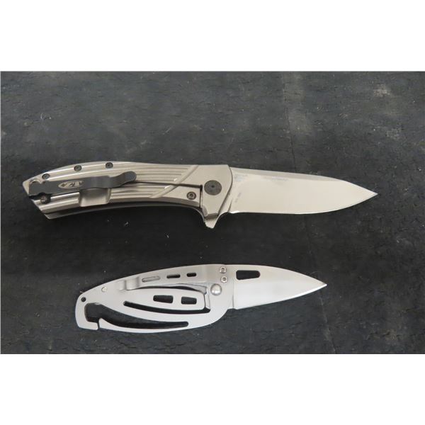 2 Fold Out Knives : Zero Tolerance Rexford Design 8'' , Fosco 5'' 