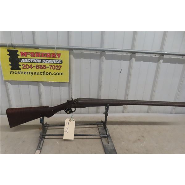 J Manton 12 Gauge Double-Barrel Shotgun DB 29'' Serial# L81 with One Hammer Missing