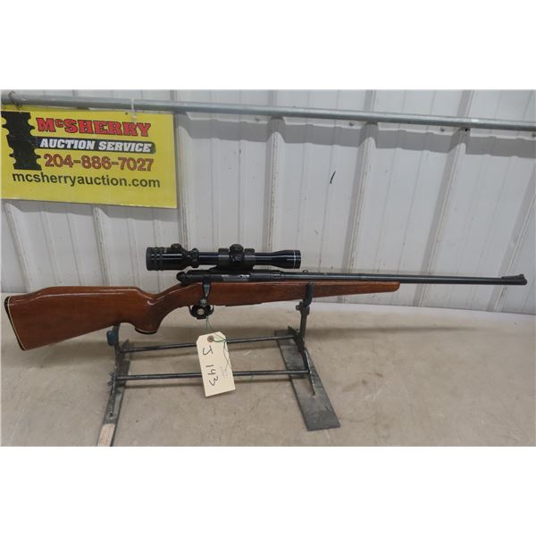 Savage Model 340 .222 Rem BA 24'' SN Under Scope Mount Tasco 2-7x32 Scope. One Mag.