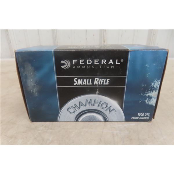 Small Rifle Primers, Federal No. 205 (1000x)