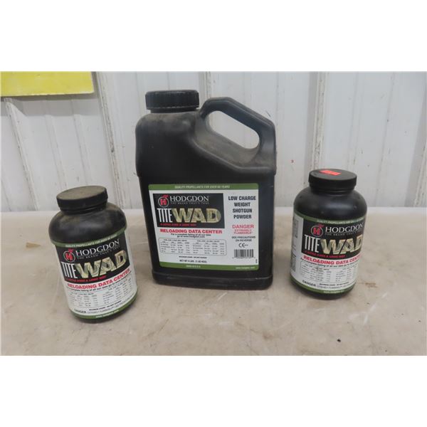 Hodgdon Tite Wad Low Charge Shotgun Powder — Approx. 3–4 Lb; No Shipping.