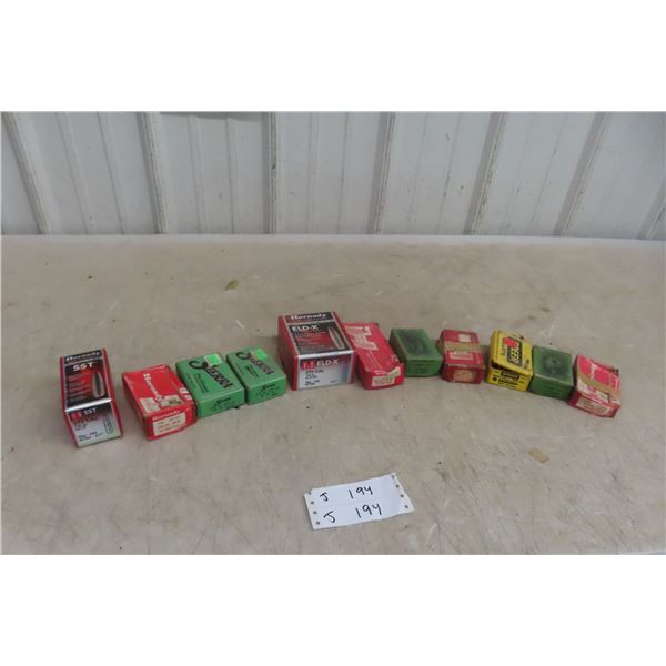 Mixed Reloading Bullets — .270, .303, and 6 Mm