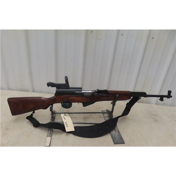 SKS 7.62x39 Semi-Auto Rifle With 20" Barrel, BSA Red Dot Scope, No Key for Trigger Lock