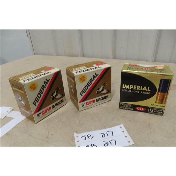 Seventy-Five Rounds of 12-Gauge 3" and 2 3/4" Ammunition