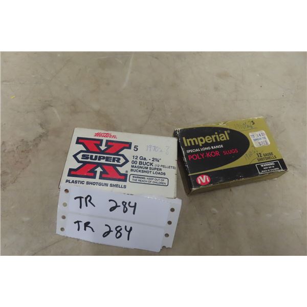 Ten Rounds of 12-Gauge Slug and Buckshot Ammunition