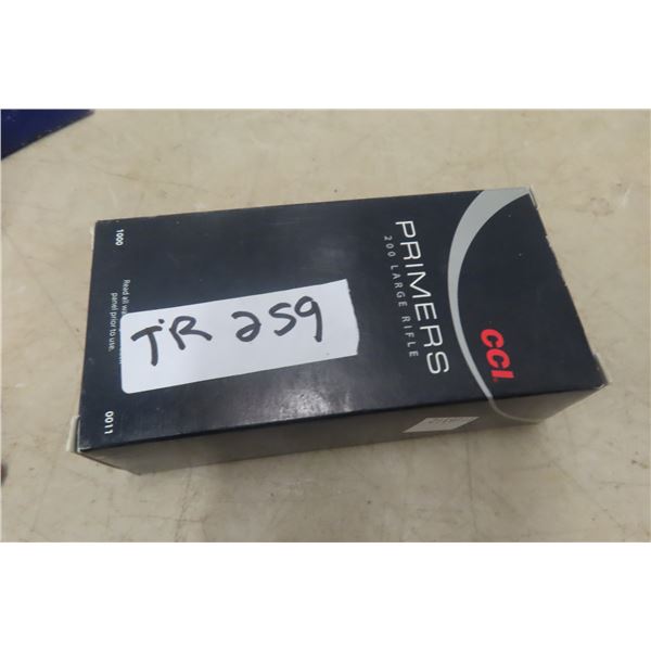 One Thousand CCI Large Rifle Primers (No Shipping Allowed)