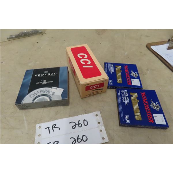 One Thousand Winchester Large Rifle Primers Plus Thirteen Hundred Additional Large Rifle Primers (N