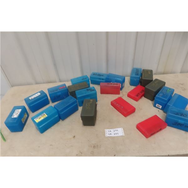 Twenty-One Ammunition Cases