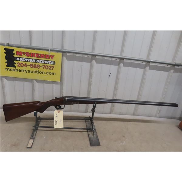 Parker Bros 12GA Double-Barrel Shotgun, 32" Barrel, Takedown With Leather Case