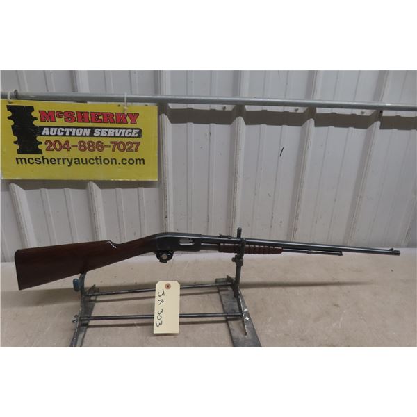 Remington 12 .22 SLLR Pump-Action Rifle, 21" Barrel, Serial 803176, Takedown