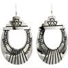 Image 1 : VTG Navajo Tommy Singer Earrings Sterling Silver Concho Earrings