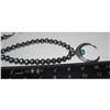 Image 4 : Vintage Navajo Pearls Naja Squash Blossom Necklace & Earrings Set Sterling
