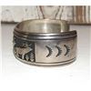 Image 3 : VTG Navajo Tommy Singer Elk Cuff Bracelet Sterling Silver
