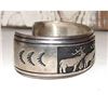 Image 4 : VTG Navajo Tommy Singer Elk Cuff Bracelet Sterling Silver