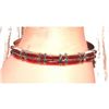 Image 4 : Zuni Mediterranean Coral Petit Point Cuff Bracelet Sterling Silver Vintage