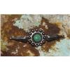 Image 2 : Old Pawn Fred Harvey Turquoise Sterling Silver Brooch. Native American