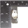 Image 3 : VTG Zuni Silver Snow Owl Inlay Money Clip Native American