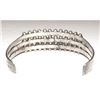 Image 7 : Old Pawn Zuni Snake Eye Turquoise Cuff Bracelet Sterling Silver