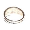 Image 2 : Navajo Turquoise Cobble Inlay Ring Sz 9 Sterling Silver Edison Yazzie