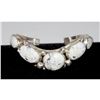 Image 1 : Navajo Davida Lister White Buffalo Cuff Bracelet 925 Sterling Silver Signed