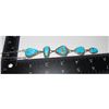 Image 4 : Navajo Blue Royston Turquoise Lariat Necklace Sterling Silver K. Pino