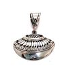 Image 1 : Vintage Navajo Sterling Silver Pottery Olla Pendant