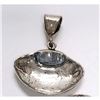 Image 3 : Vintage Navajo Sterling Silver Pottery Olla Pendant