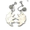Image 3 : Old Pawn Zuni Turquoise Cluster Sterling Silver Screw Back Earrings