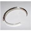 Image 3 : Zuni Mediterranean Coral Cuff Bracelet Sterling Silver Stacker V Martza