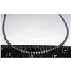 Image 4 : Navajo Pearls Necklace Sterling Silver Choker Necklace 20"L